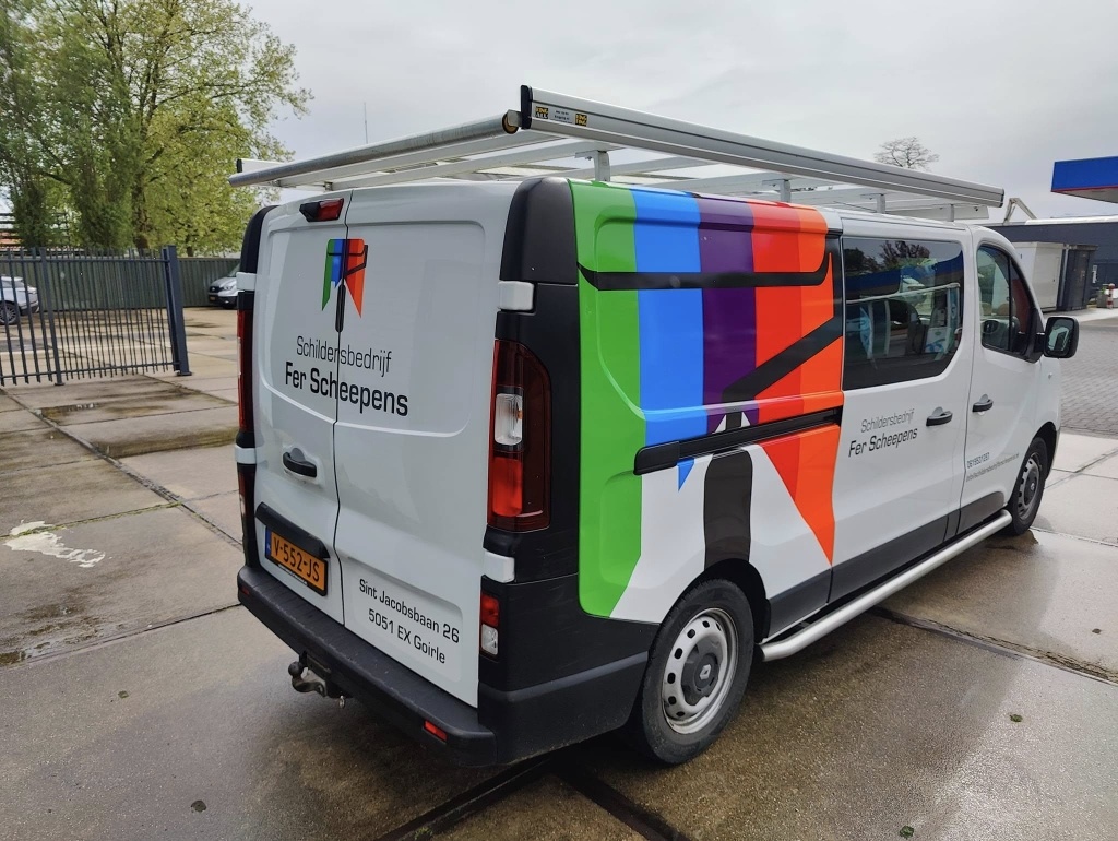 Schildersbedrijf Fer Scheepens werkbus Goirle